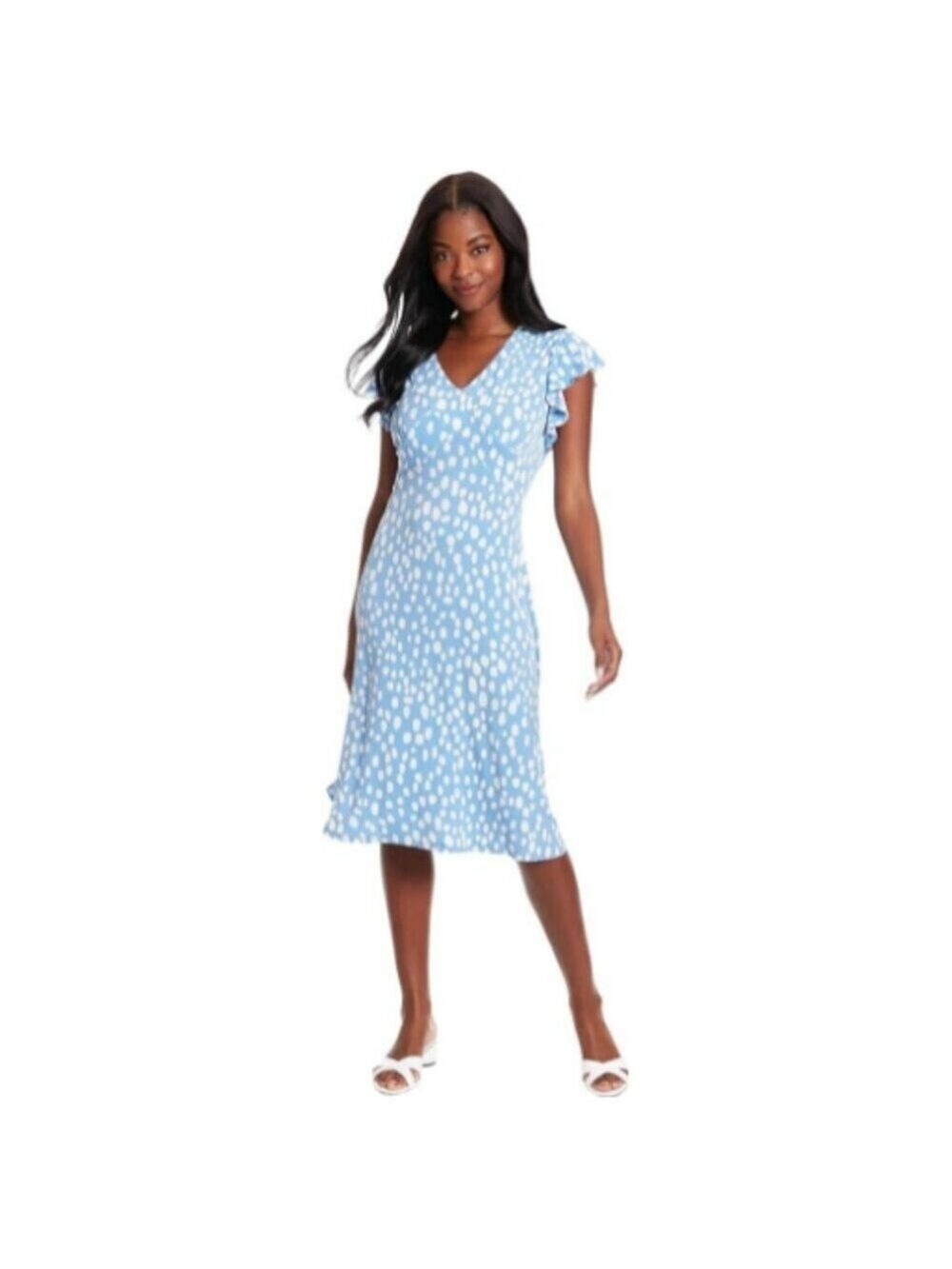 London Times Midi Summer Dress 12 NWOT